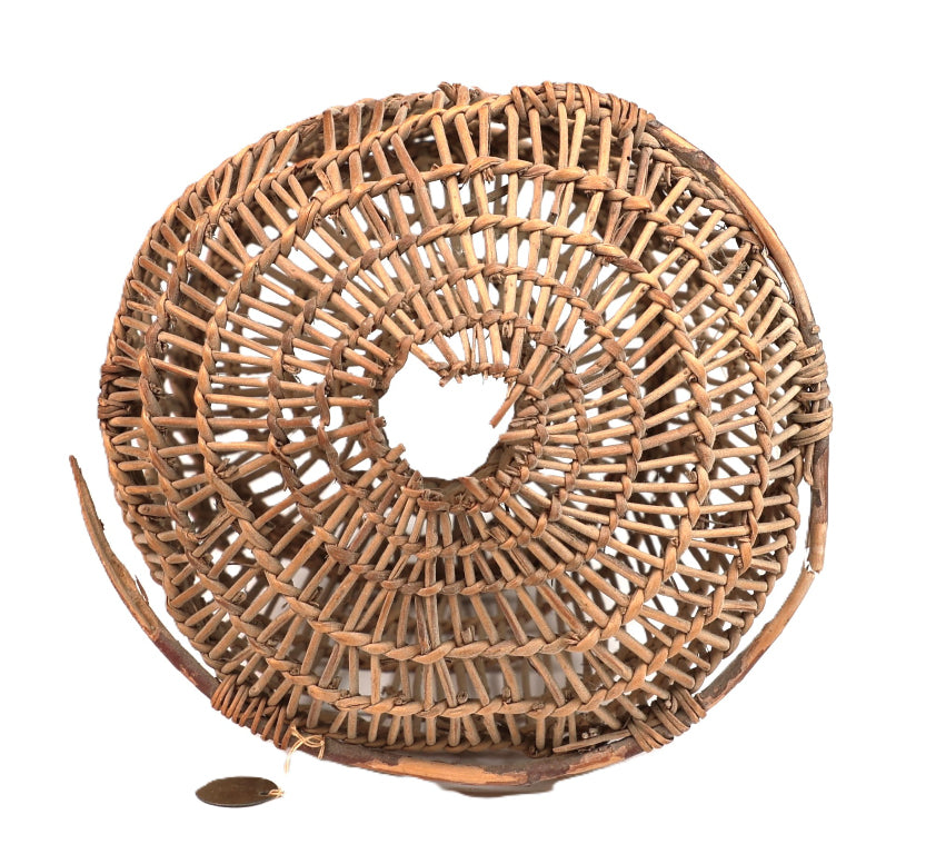 Hupa Open Weave Fish Trap Basket