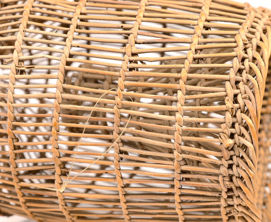 Hupa Open Weave Fish Trap Basket