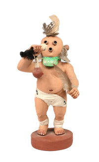 Hopi Kachina Mudhead Baby Doll By Henry Shelton