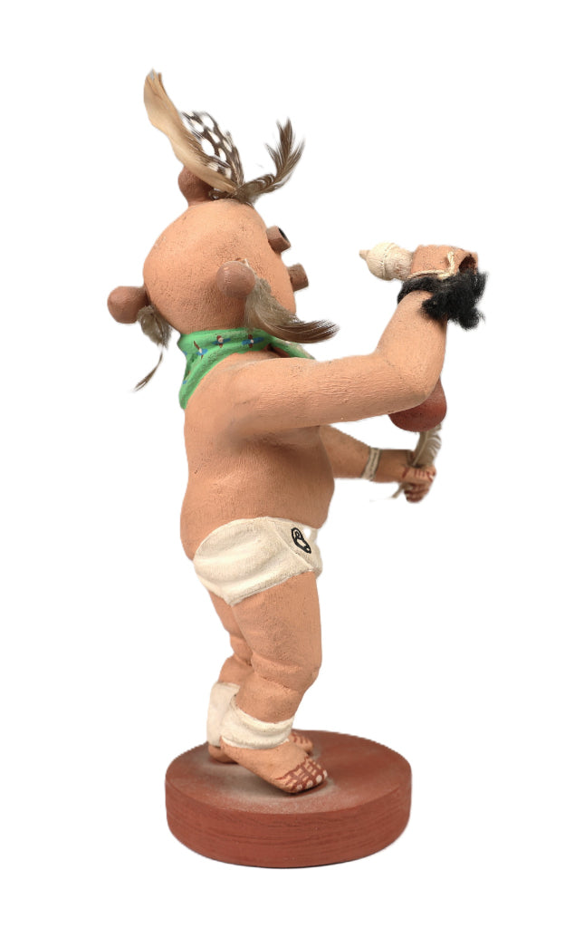 Hopi Kachina Mudhead Baby Doll By Henry Shelton
