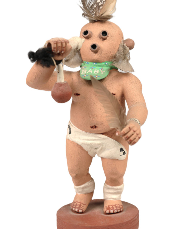 Hopi Kachina Mudhead Baby Doll By Henry Shelton