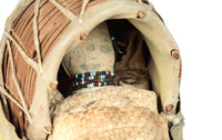 Apache Toy Cradle with Doll