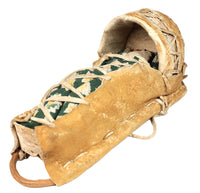 Mescalero Apache Toy Cradle with Doll By Guadalupe Tessay