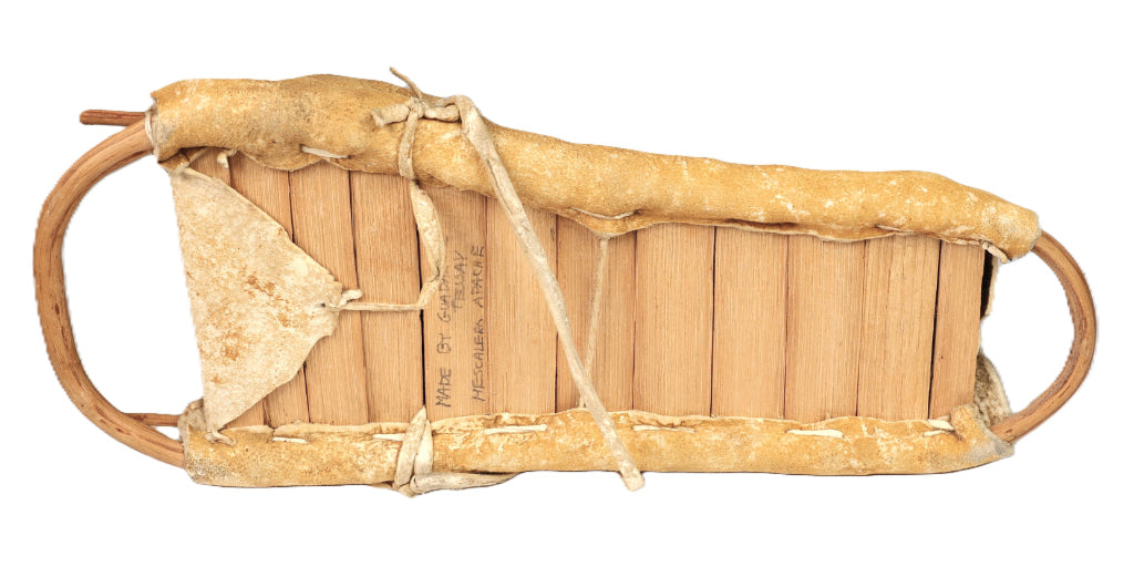 Mescalero Apache Toy Cradle with Doll By Guadalupe Tessay