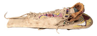 An Early Ute Beaded Toy Cradle Doll