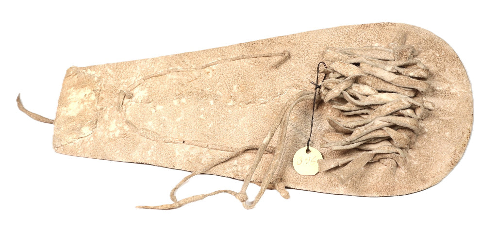 An Early Ute Beaded Toy Cradle Doll