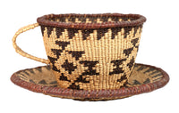 Pit River Tea Cup and Saucer Basket