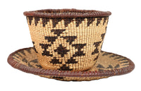 Pit River Tea Cup and Saucer Basket