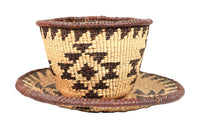 Pit River Tea Cup and Saucer Basket