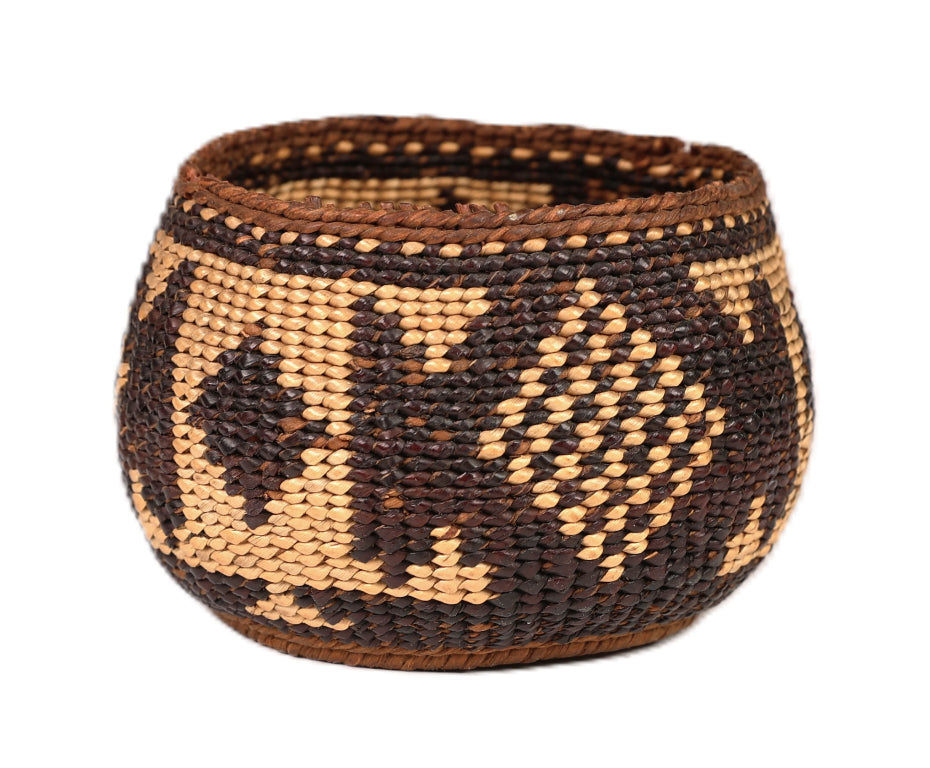 Pit River Round Basket