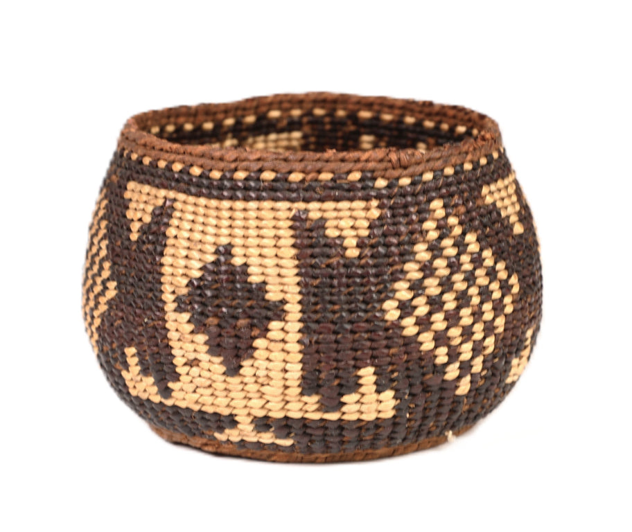 Pit River Round Basket
