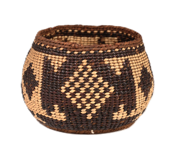 Pit River Round Basket
