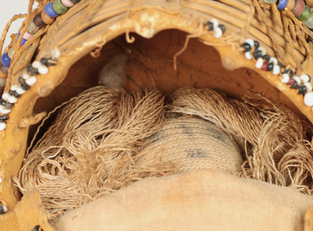 Apache Toy Cradle with Doll
