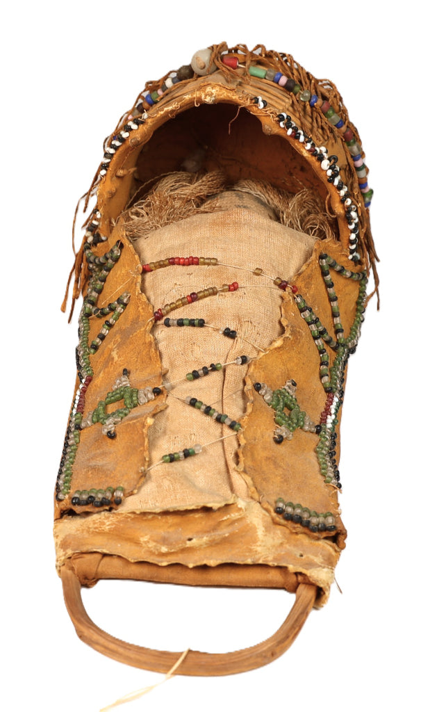 Apache Toy Cradle with Doll