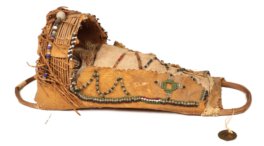 Apache Toy Cradle with Doll