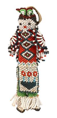 Zuni Fully Beaded Brave Doll