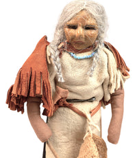 Chemehuevi Gray Haired Squaw Doll