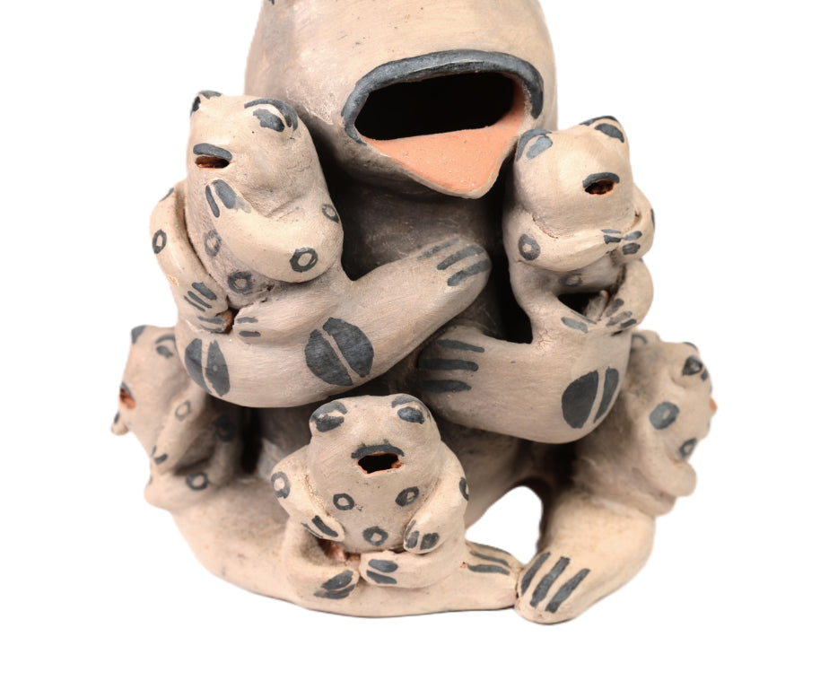 Cochiti Storyteller Frog Pottery By Mary Martin