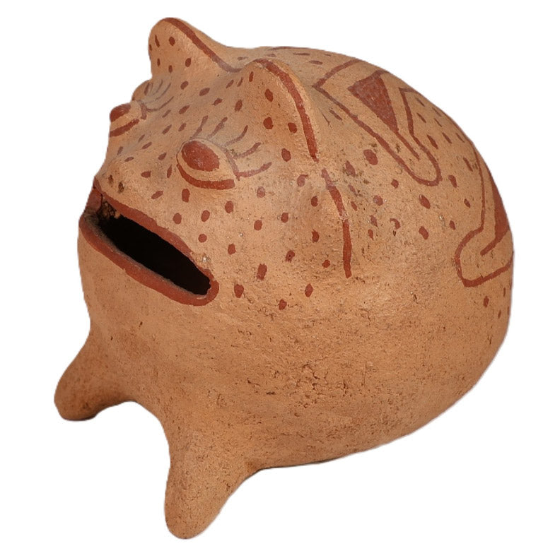 Mohave Effigy Frog Pottery By Elmer Gates