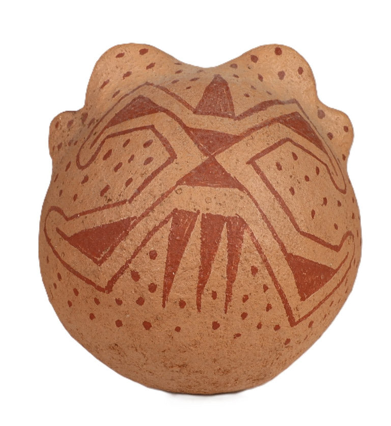 Mohave Effigy Frog Pottery By Elmer Gates
