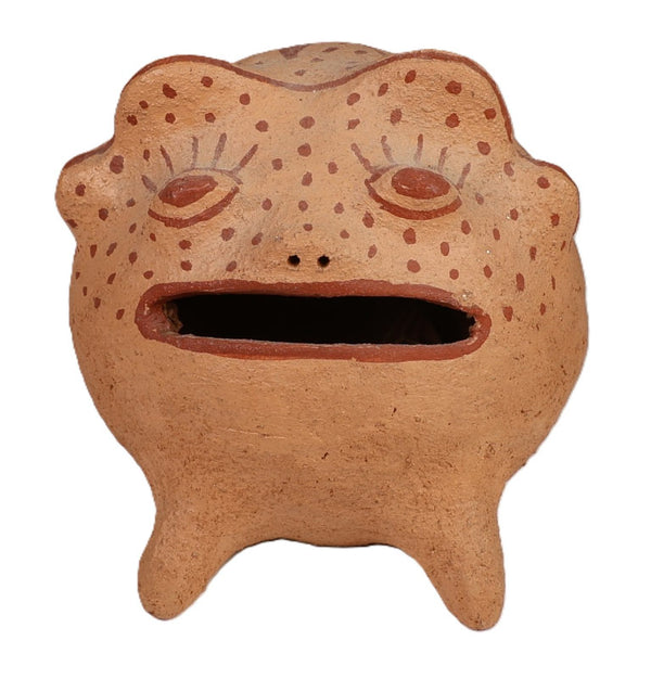 Mohave Effigy Frog Pottery By Elmer Gates