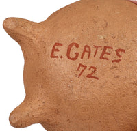 Mohave Effigy Frog Pottery By Elmer Gates