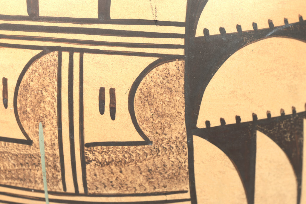 Hopi Pueblo Pottery with Lid By Sadie Adams