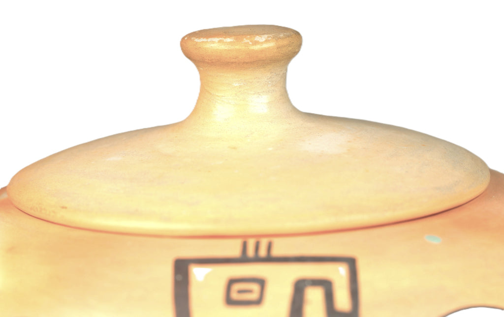Hopi Pueblo Pottery with Lid By Sadie Adams
