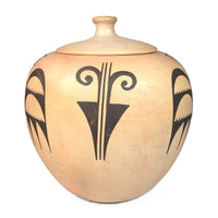 Hopi Pueblo Pottery with Lid By Sadie Adams