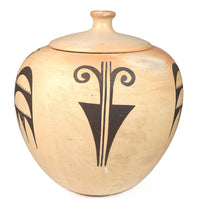Hopi Pueblo Pottery with Lid By Sadie Adams