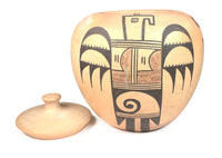 Hopi Pueblo Pottery with Lid By Sadie Adams