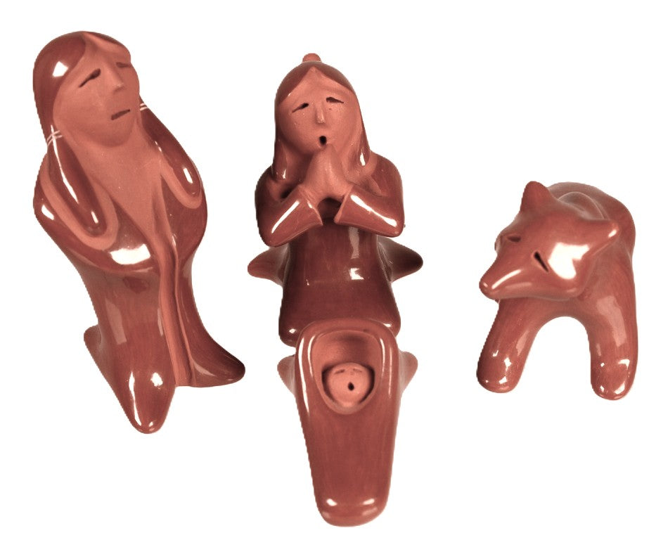Santa Clara Pueblo Red Clay Pottery By Gary Gutieriez
