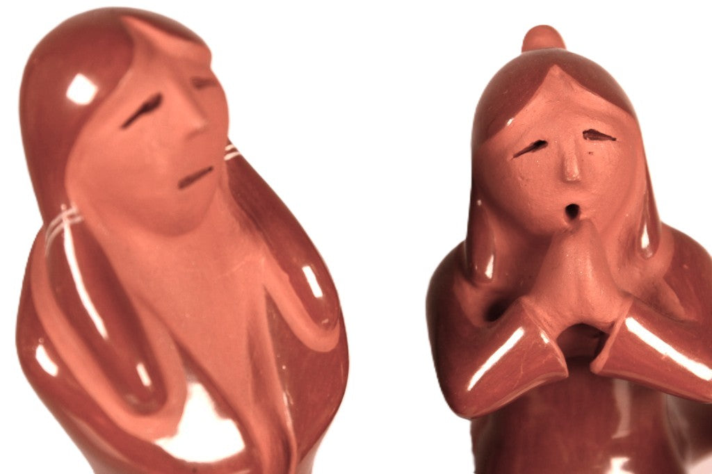 Santa Clara Pueblo Red Clay Pottery By Gary Gutieriez