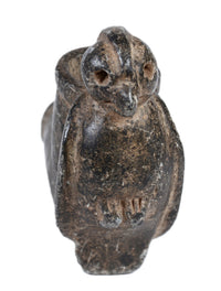 Moundbuilder Steatite Pipe Bowl with Bird