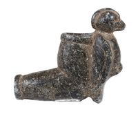 Moundbuilder Steatite Pipe Bowl with Bird