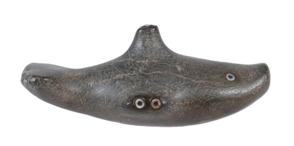 Chumash Steatite Stone Whale Fetish