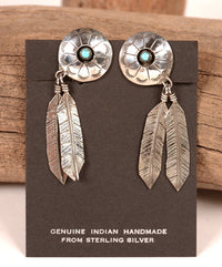 Navajo Sterling Silver Earrings