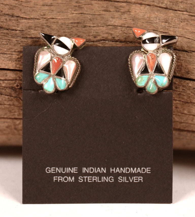 Zuni Pueblo Bird Earrings