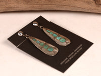 Navajo Sterling Silver Inlay Earrings