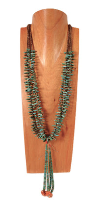 Navajo Heishi and Turquoise Necklace