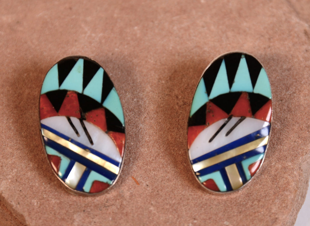 Navajo Clip Earrings