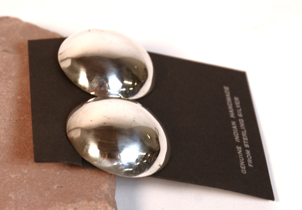Large Navajo Clip Earrings