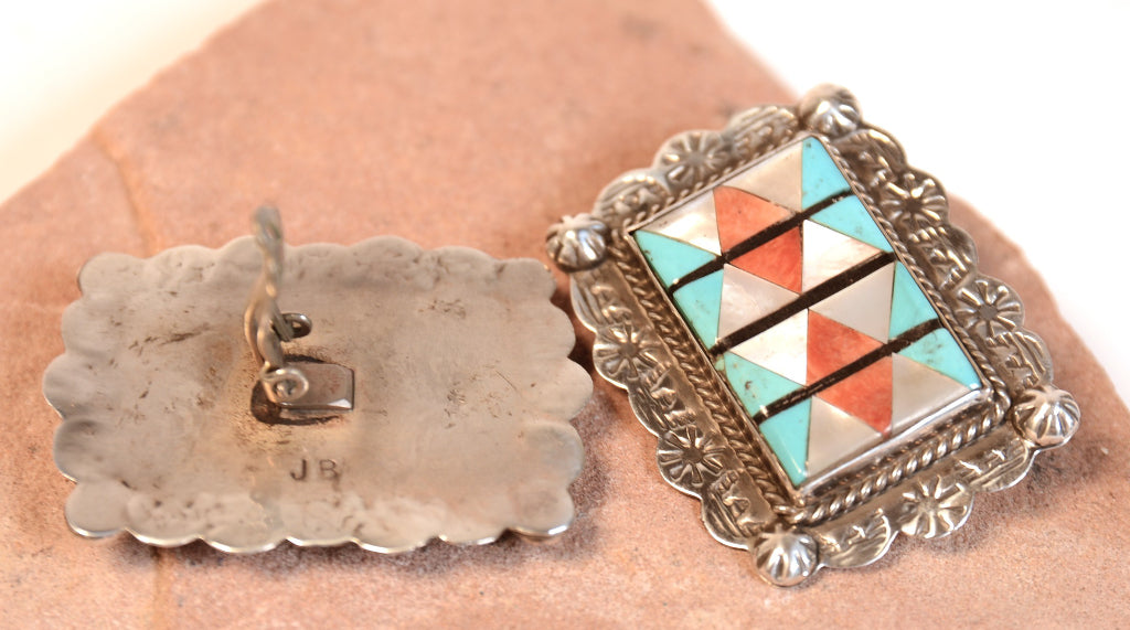 Navajo Clip Earrings