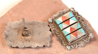 Navajo Clip Earrings