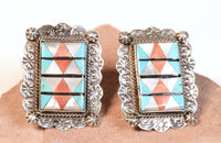 Navajo Clip Earrings