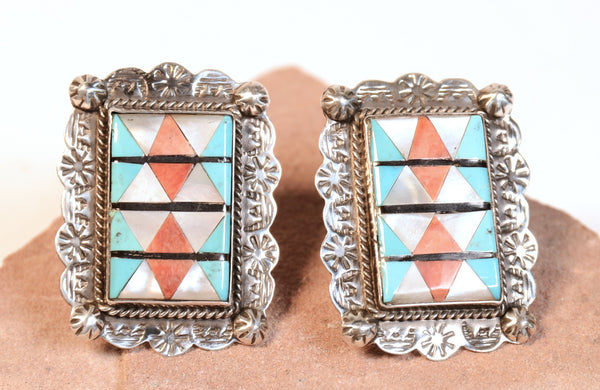 Navajo Clip Earrings