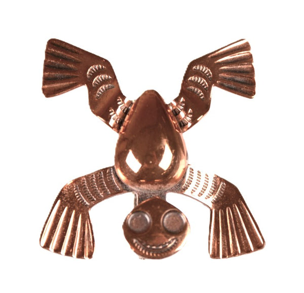 Navajo Copper Frog Pin