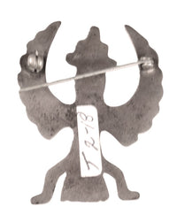 Navajo Sterling Silver Figure Knifewing Pin