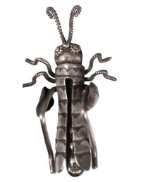 Navajo Sterling Silver Grasshopper Pin