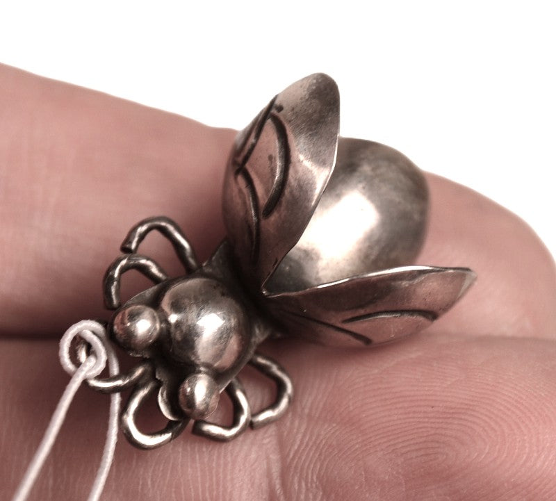 Navajo Sterling Silver Lady Bug Pin